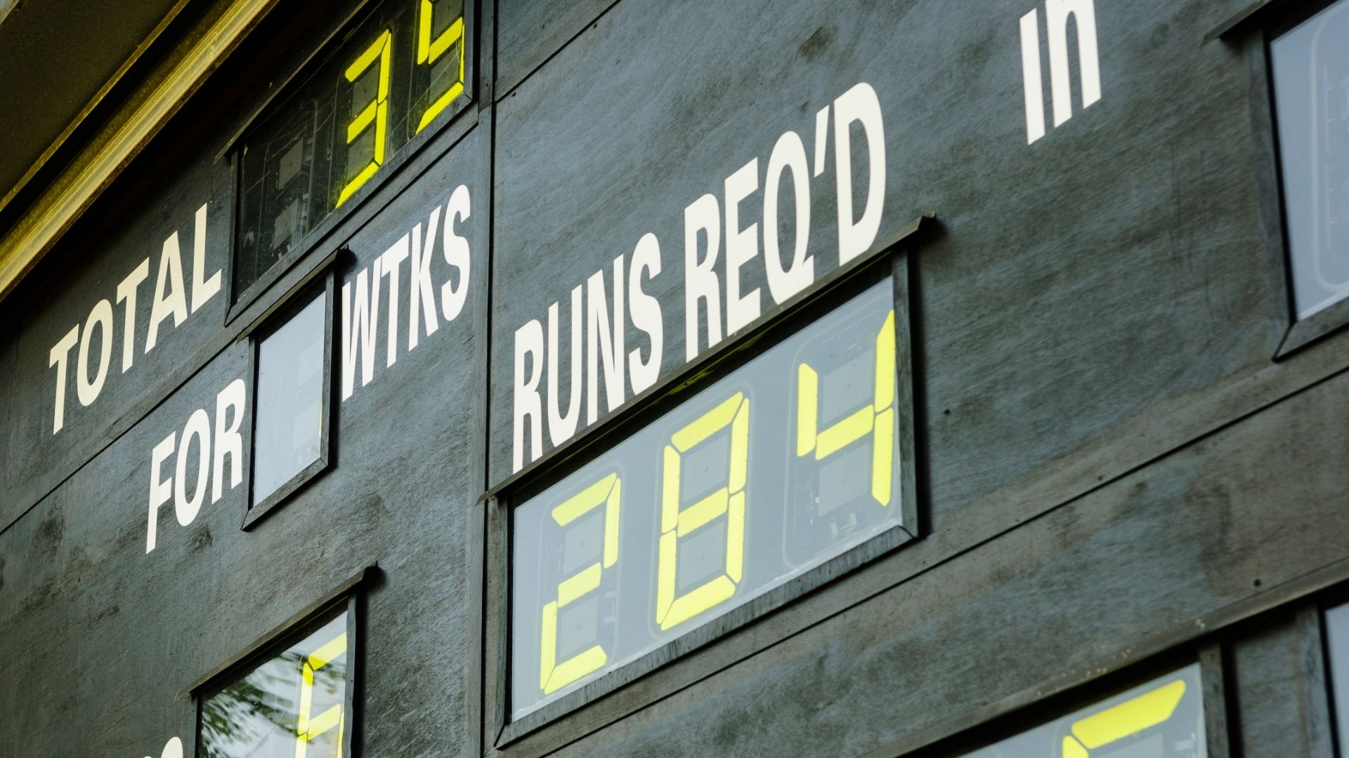 Cricket scoreboard